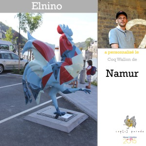 Le Coq Wallon de Namur décoré par Elnino !